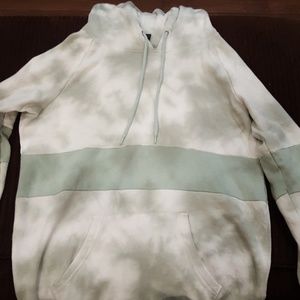 A tie dye hoodie